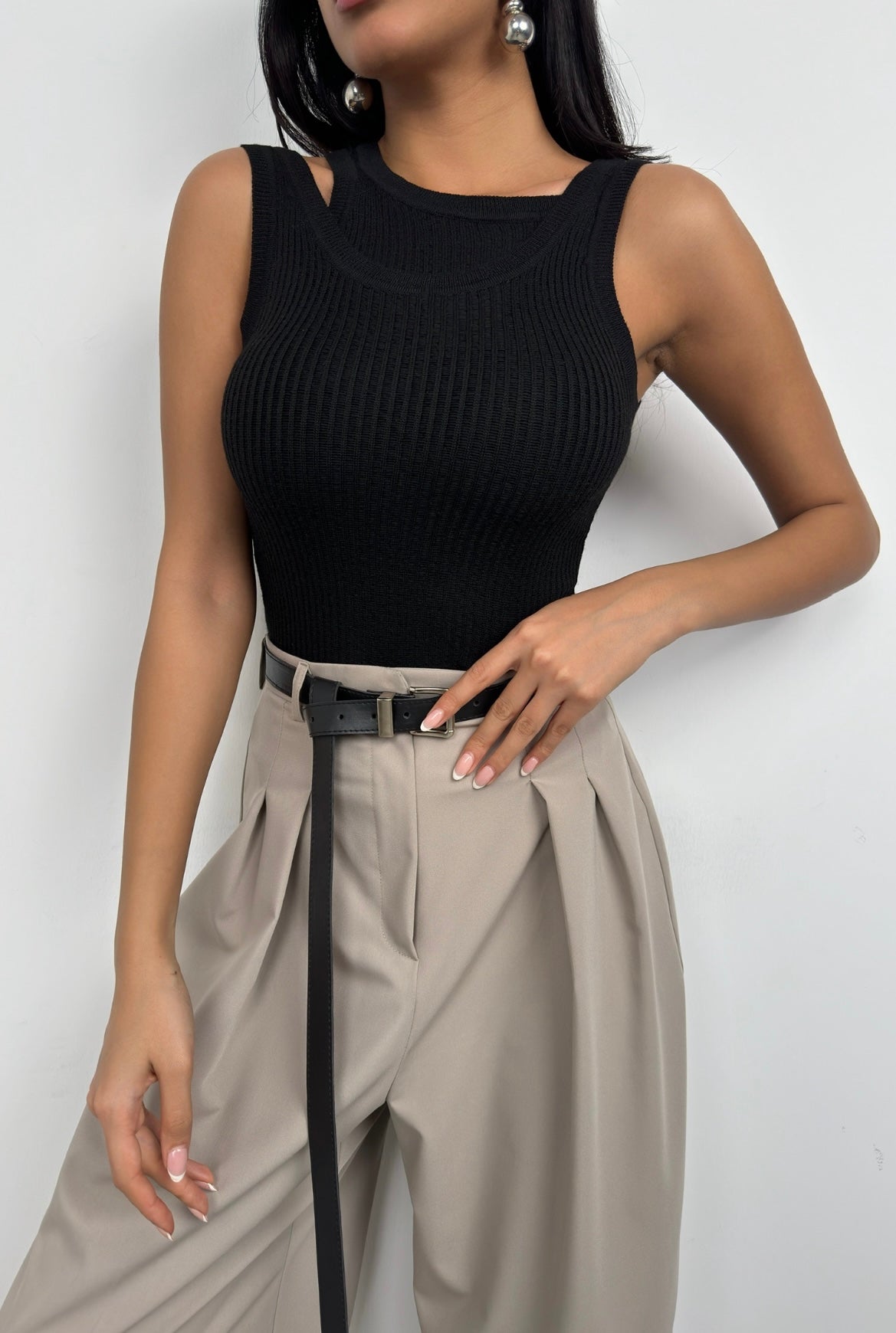 CHLOE TOP (ZWART)
